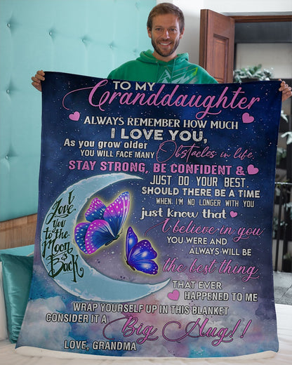 Special Gift For Your Granddaughter Blanket - From Grandma