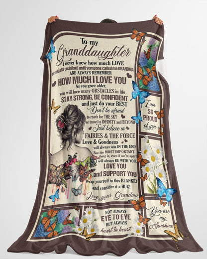 Special Gift For Your Granddaughter Blanket - From Grandma