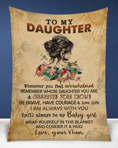 Special Gift For Your Daughter Blanket - From Mom
