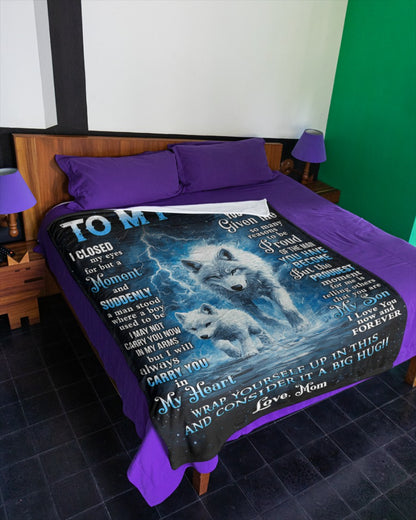 Special Gift For Your Son Blanket - From Mom