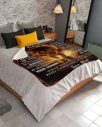 Special Gift For Your Daughter Blanket - From Dad (SKUB06-106)