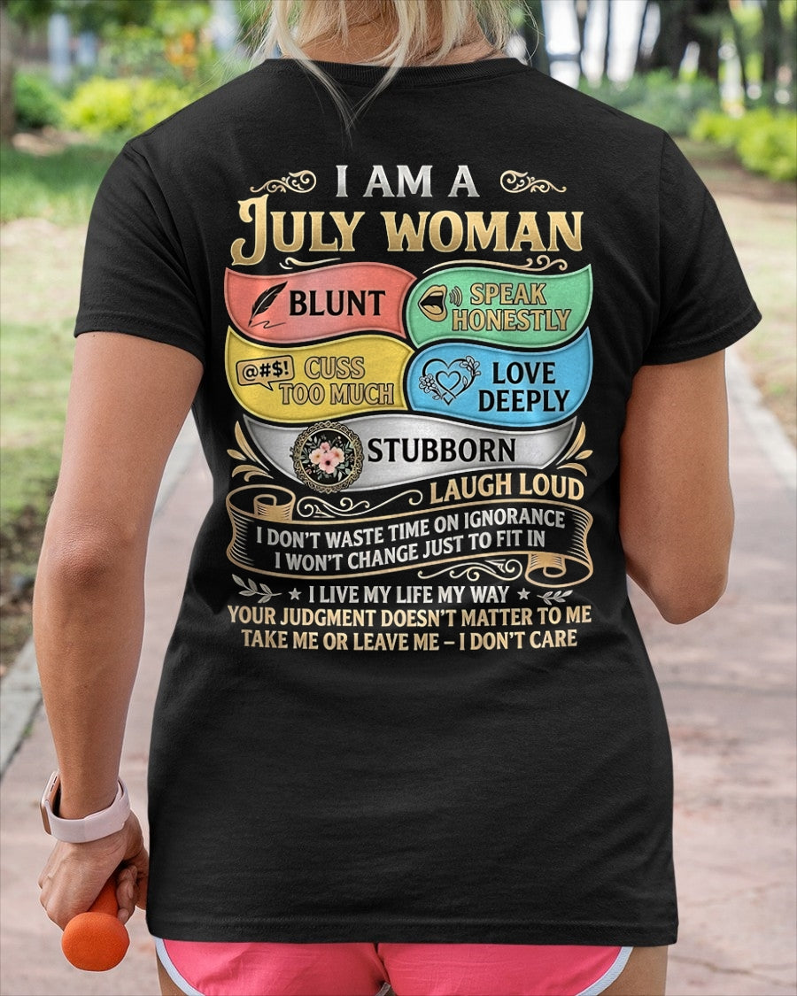 "I AM A JULY GIRL" - Birthday Gift For July Girls - FMA ccdi07 (SKU2604-57-07)