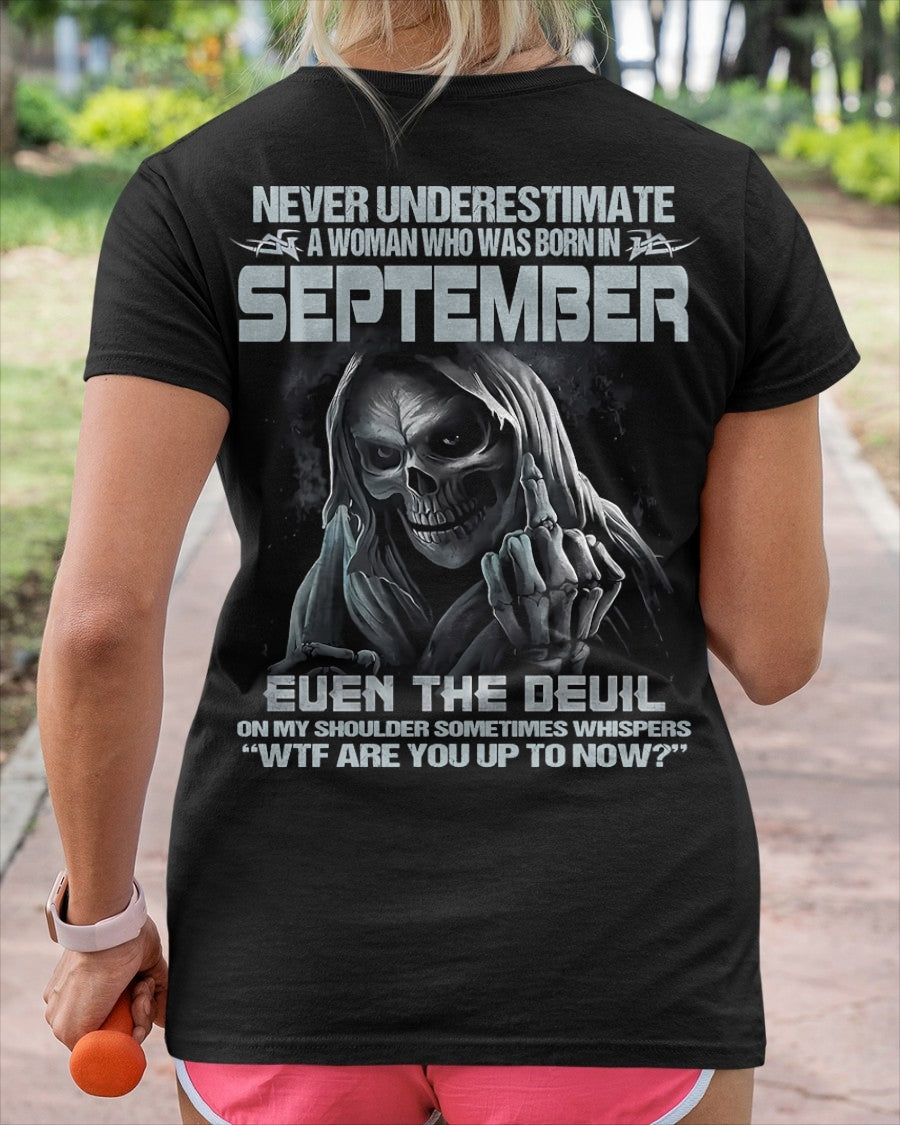 SEPTEMBER - NEVER UNDERESTIUNDER A WOMAN - FMA (SKU09-13-09)