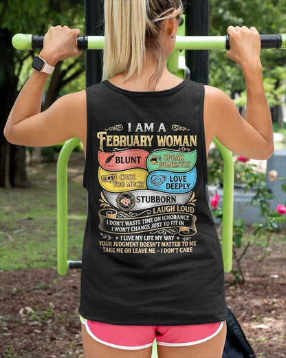 "I AM A FEBRUARY GIRL" - Birthday Gift For February Girls - FMA ccdi02 (SKU2604-57-02)