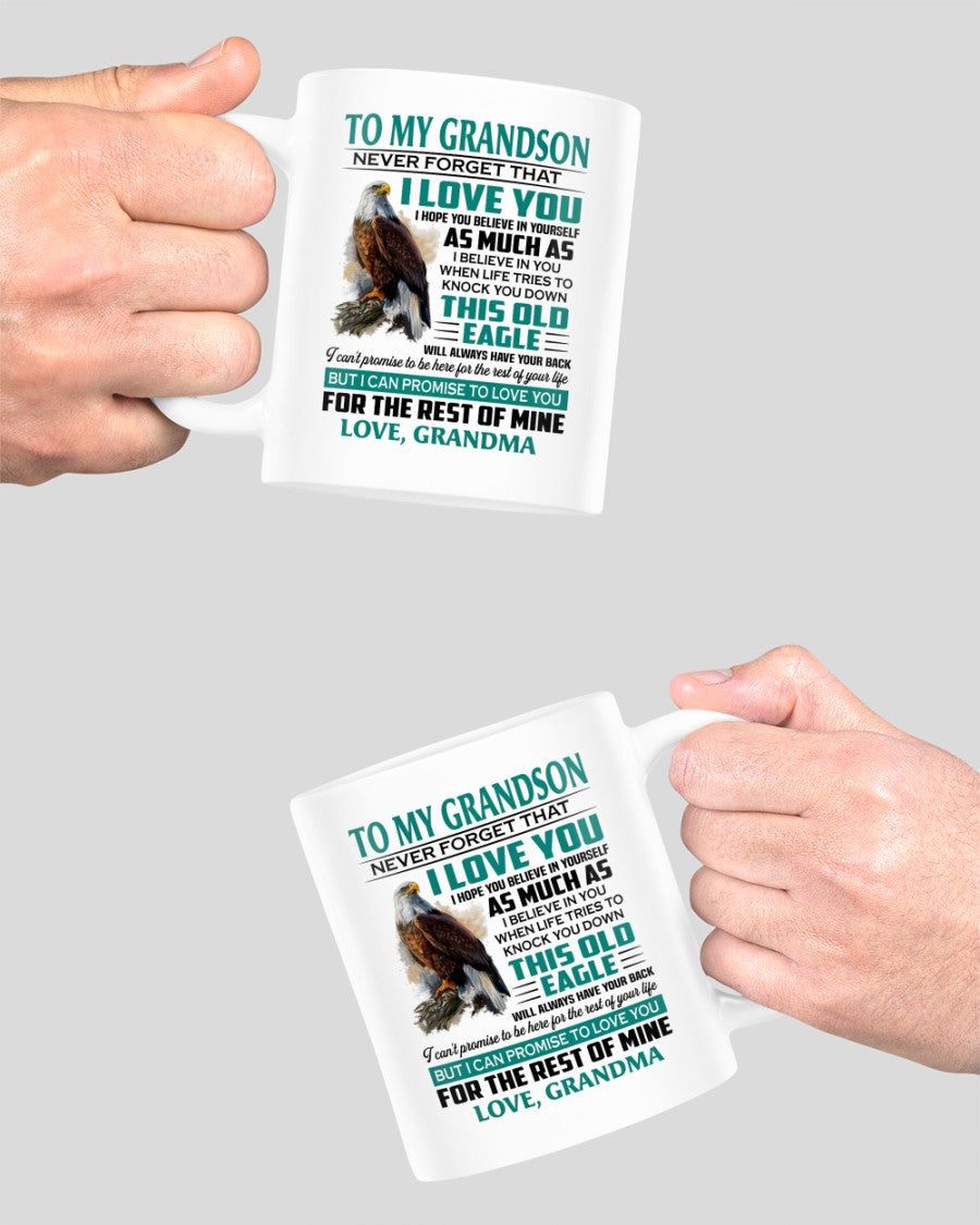 TO GRANDSON MUG 02 - GIFT FROM GRANDMA - NTTD00