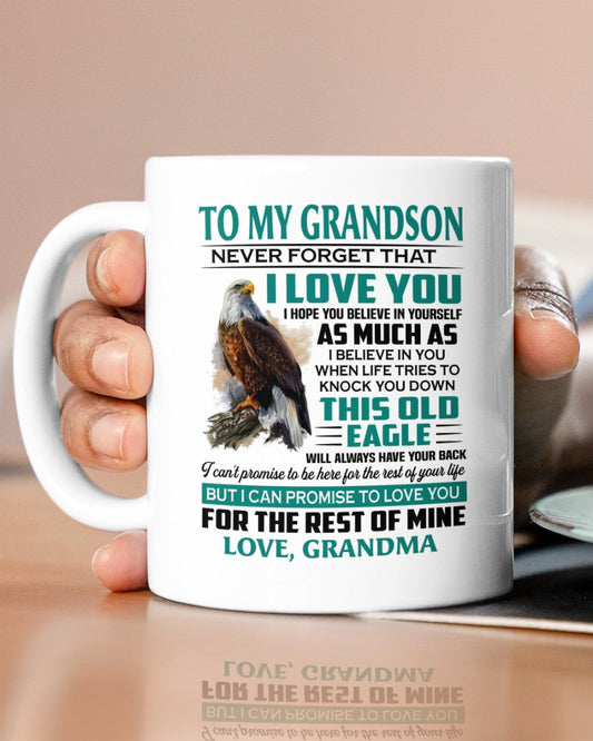 TO GRANDSON MUG 02 - GIFT FROM GRANDMA - NTTD00