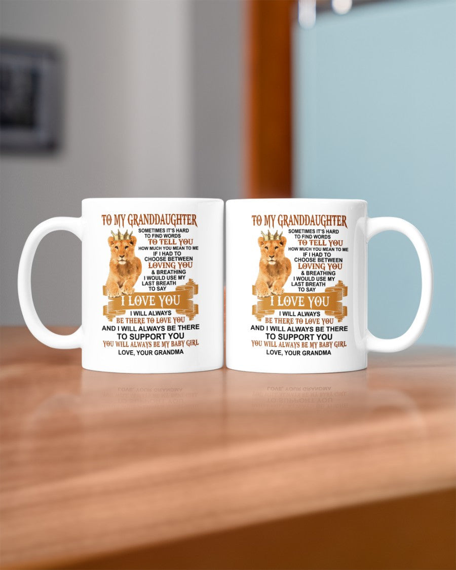 TO GRANDDAUGHTER MUG 01 - GIFT FROM GRANDMA - NTTD00