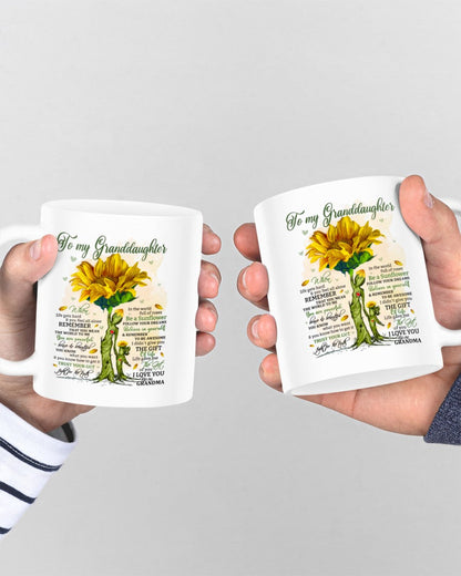 TO GRANDDAUGHTER MUG 02 - GIFT FROM GRANDMA - NTTD00