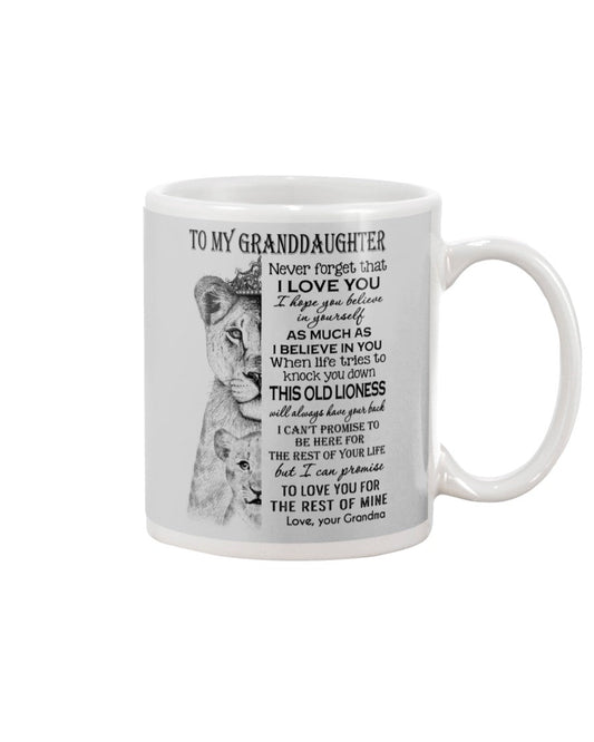 TO GRANDDAUGHTER MUG 04 - GIFT FROM GRANDMA - NTTD00