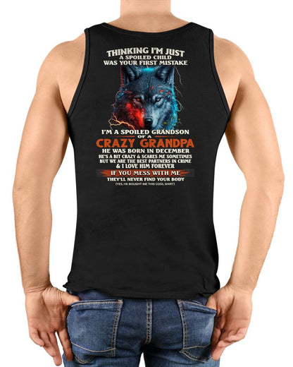 DECEMBER - SPOILED GRANDSON - GIFT FROM GRANDPA - CCDI12 (SKU26T-01-43-12)