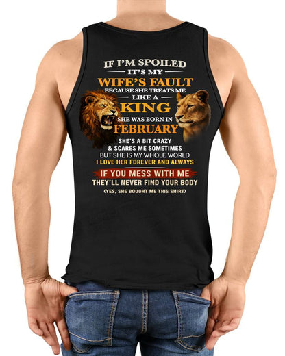 FEBRUARY - SPOILED HUSBAND - GIFT FROM WIFE - CCDI02 (SKU26T-01-60-02)