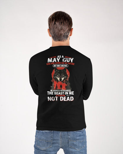 MAY - KIND AND LOVING ARE MY NATURE - BIRTHDAY T-SHIRT FOR MEN - MALE / CCDI05 (SKU26T-01-17-05)