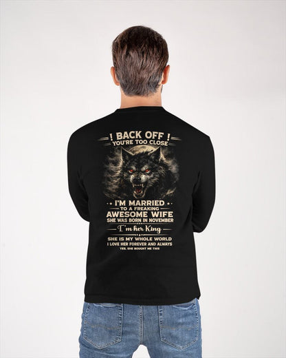 NOVEMBER - BACK OFF! YOU'RE TOO CLOSE - GIFT FROM WIFE - CCDI11 (SKU26T-01-25-11)
