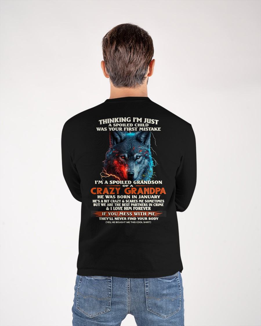 JANUARY - SPOILED GRANDSON - GIFT FROM GRANDPA - CCDI01 (SKU26T-01-43-01)