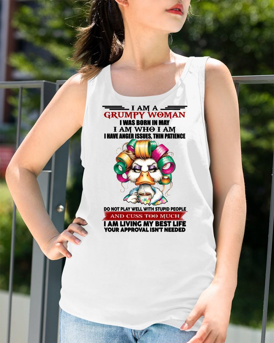 MAY - GRUMPY WOMAN - BIRTHDAY SHIRT FOR WOMEN - FMA / CCDI05 (SKU26T-01-22-05)