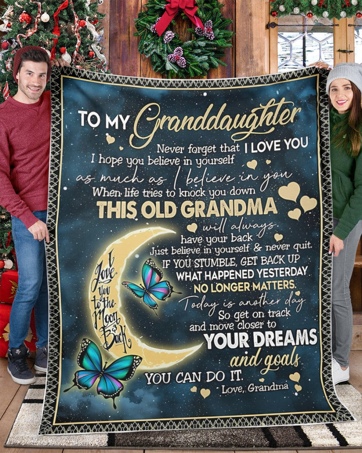 BLANKET FOR GRANDDAUGHTER FROM GRANDMA FULL (SKUB-BLK-GMD2)