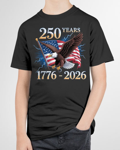 U.S 250th BIRTHDAY T-SHIRT - US250 (SKU26T-0185)