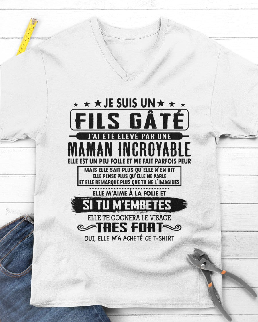 JE SUIS UN FILS GÂTÉ – CADEAU DE MAMAN INCROYABLE - fr00 / ccdi00