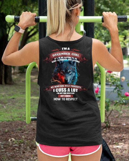 DECEMBER - KIND, GENEROUS AND LOVING GIRL - BIRRTHDAY T-SHIRT FOR WOMAN - FMA / CCDI12 (SKU12-300-12)