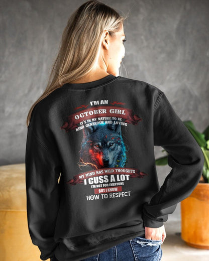 OCTOBER - KIND, GENEROUS AND LOVING GIRL - BIRRTHDAY T-SHIRT FOR WOMAN - FMA / CCDI10 (SKU12-300-10)