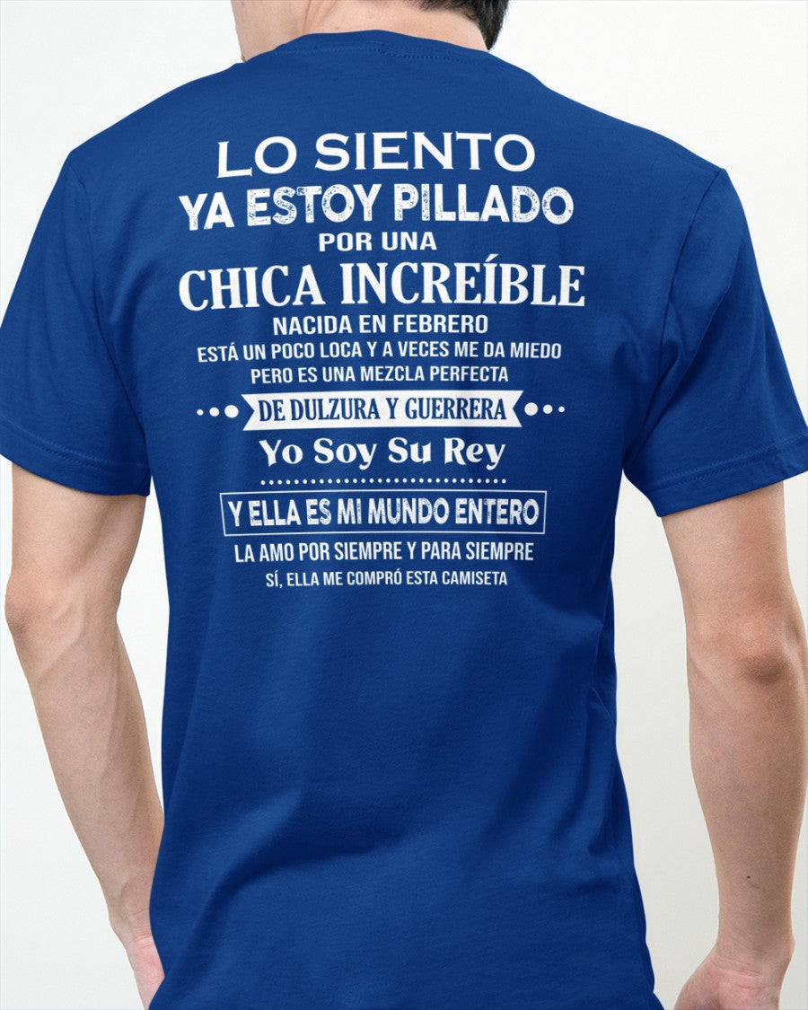 Febrero Chica Increíble - Regalo especial para tu novio - T02 (SKU04-112)