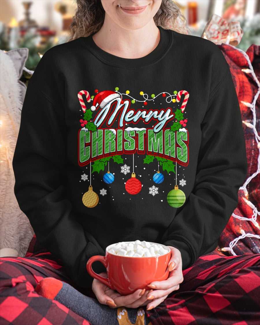 Merry Christmas Matching Family Merry Christmas Xmas T-Shirt (SKU-MRCM-21) FMA