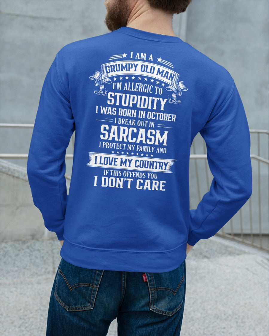 Grumpy Old Man was born in October - Vivi10 (SKU05-56-10)