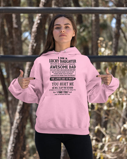 Lucky Daughter - perfect gift for your daughter from Dad - HL00 ( Dad US 00)