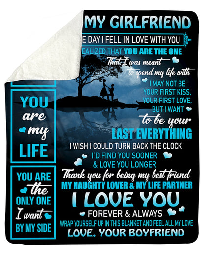 Special Gift For Your Girlfriend Blanket - From Boyfriend