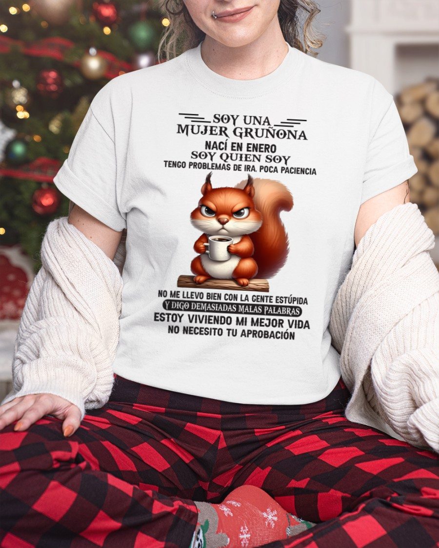 ENERO - MUJER GRUÑONA - REGALO DE CUMPLEAÑOS PARA MUJERES - CCDI01sp (SKU09-36-01)