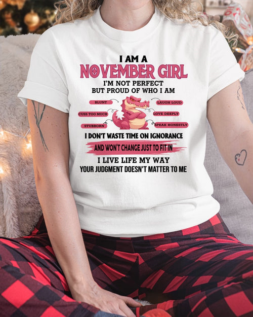 I AM A NOVEMBER GIRL FMA ccdi11 (SKU09-51-11)