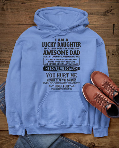 Lucky Daughter - perfect gift for your daughter from Dad - HL00 ( Dad US 00)