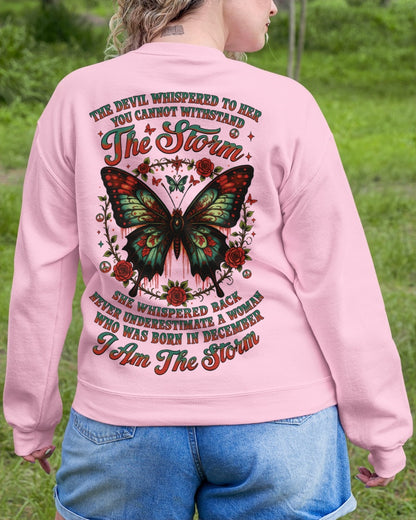The Devil Whispered to Her – I Am the Storm December Woman Shirt - ccdi12 FMA (SKU10-72-12)