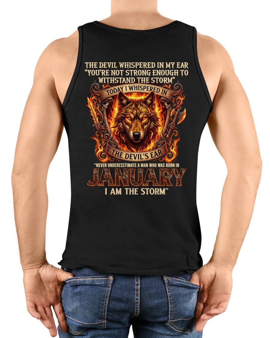 ccdi01 - Never Underestimate a Man Born in January – I Am the Storm - male (SKU2604-229-01)