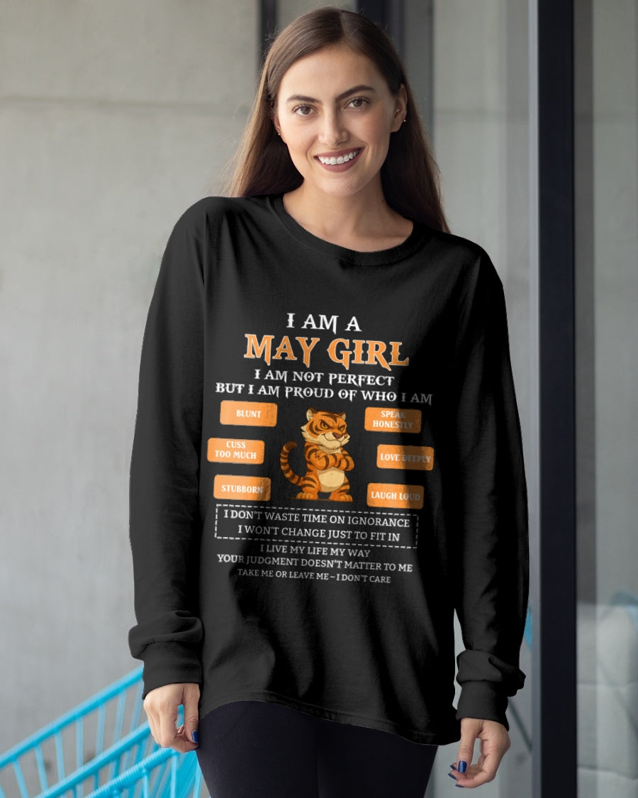 "I AM A MAY GIRL" - Birthday Gift For May Girls - FMA ccdi05 (SKU2606-387-05)