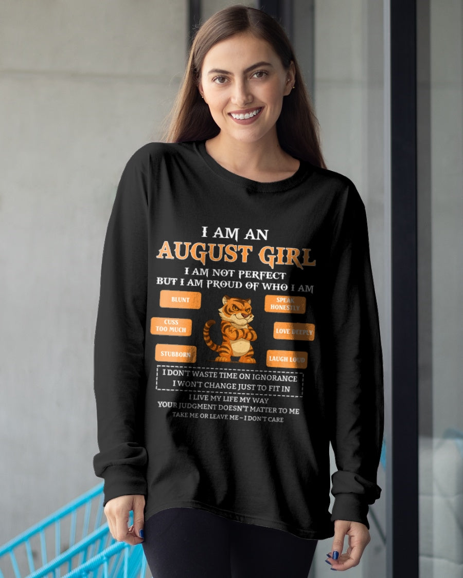 "I AM AN AUGUST GIRL" - Birthday Gift For August Girls - FMA ccdi08 (SKU2606-387-08)