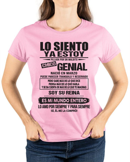 Marzo Chico genial - Regalo especial para novia - T03 (SKU04-18)