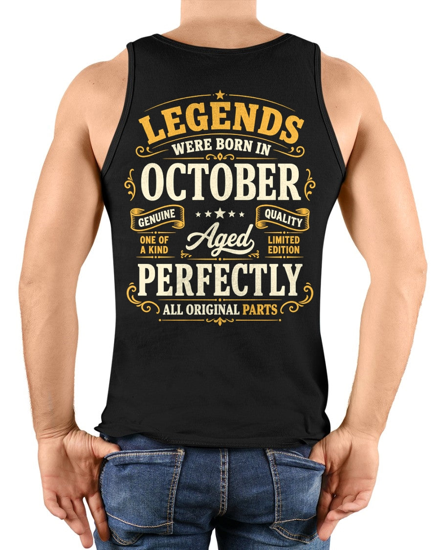 LEGENDS WERE BORN IN OCTOBER - male ccdi10 (SKU2608-345-10)