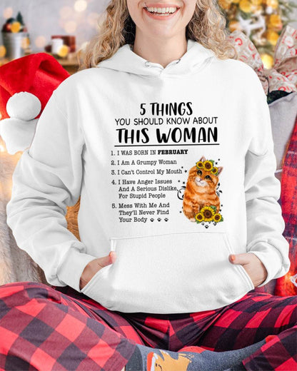 FEBRUARY - 5 THINGS YOU SHOULD KNOW ABOUT THIS WOMAN - FOR WOMEN - CCDI02 FMA (SKU2602-186-02)