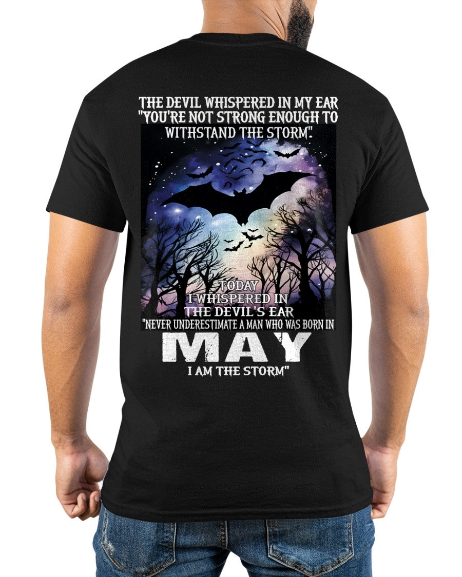 Never Underestimate a Man Born in May – I Am the Storm - ccdi05 male (SKU10-52-05)