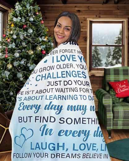 Special Gift For Your Daughter Blanket - From Mom (SKUB07-30)