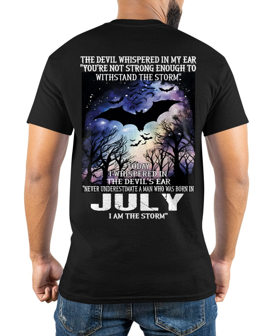 Never Underestimate a Man Born in July – I Am the Storm - ccdi07 male (SKU10-52-07)