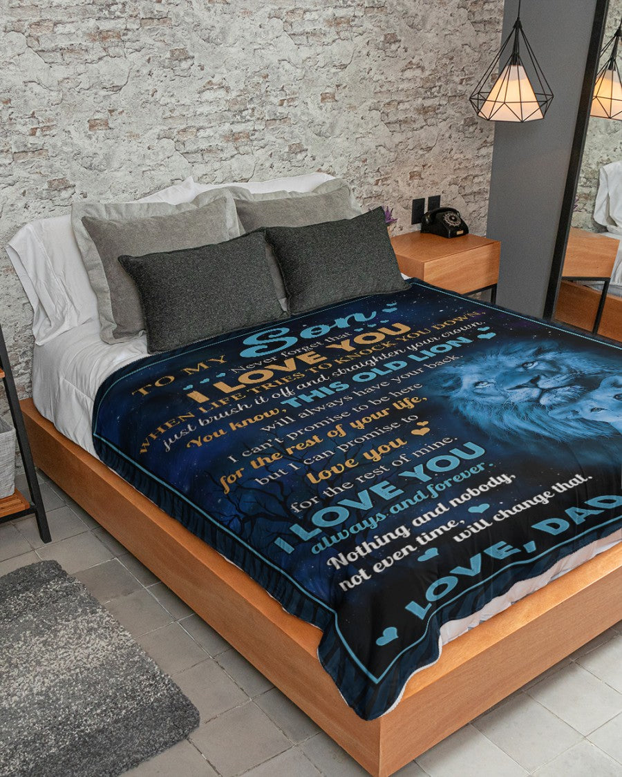 Special Gift For Your Son Blanket - From Dad (SKU2606-215)