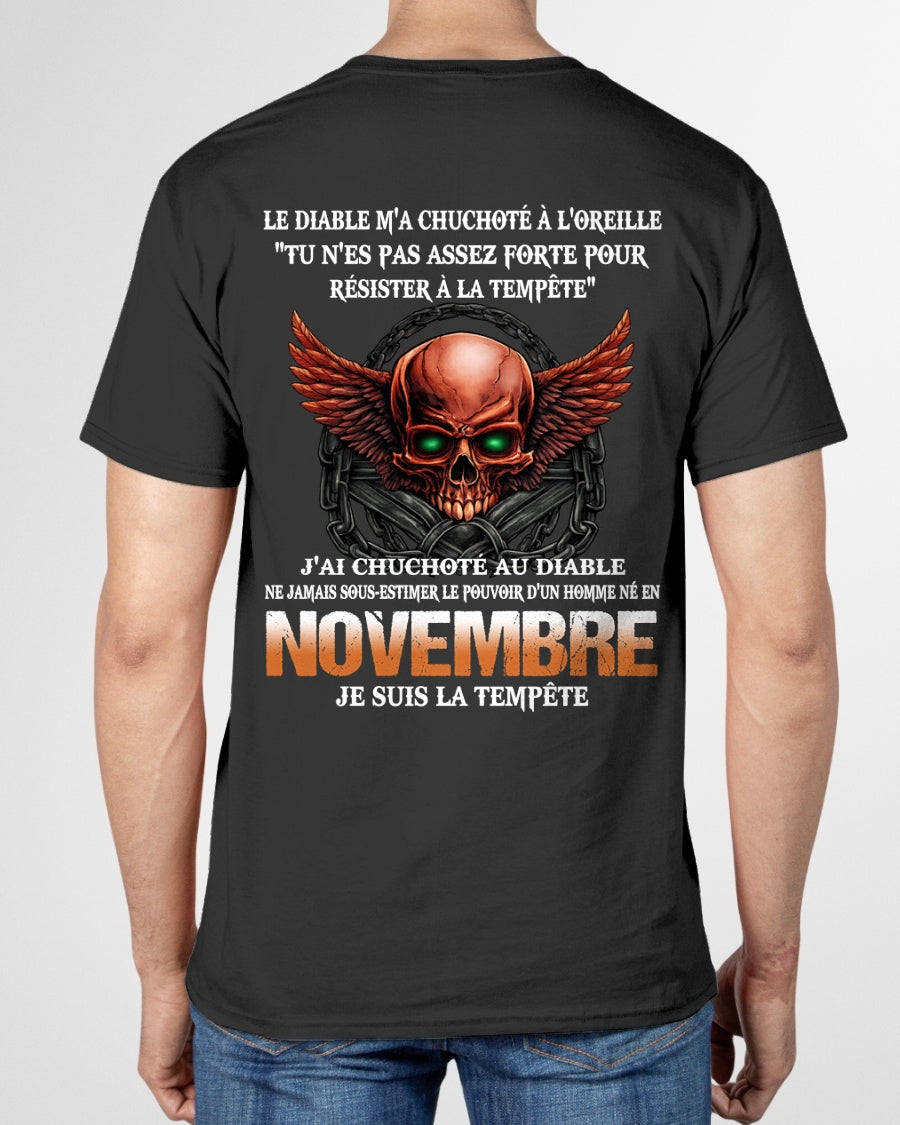 fr11 - Ne Jamais Sous-Estimer le Pouvoir d’un Homme Né en Novembre – T-Shirt Homme - male / CCDI11 (SKU2605-92-11)