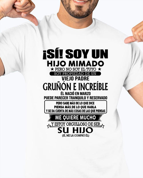 (Marzo) Padre Increíble - Regalo especial para hijo - T03 (Sku.tbn07-03)
