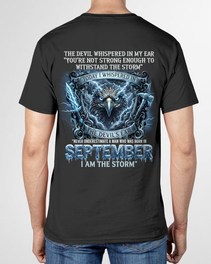 ccdi09 - Never Underestimate a Man Born in September – I Am the Storm - male (SKU2604-227-09)