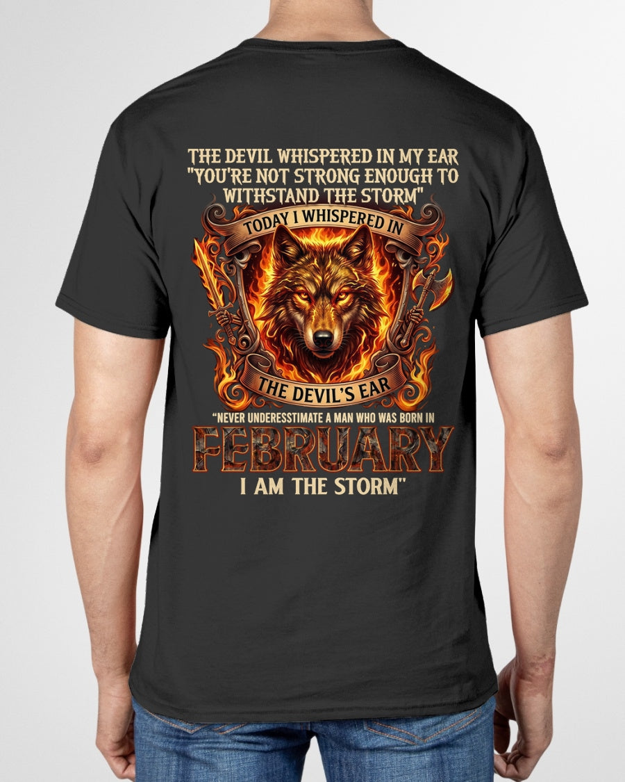 ccdi02 - Never Underestimate a Man Born in February – I Am the Storm - male (SKU2604-229-02)