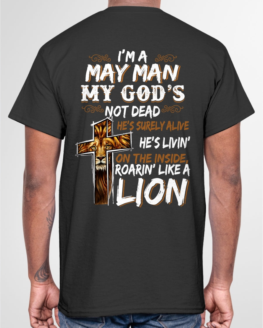 ccdi05 - I’M A MAY MAN MY GOD’S NOT DEAD - male (SKU2604-307-05)