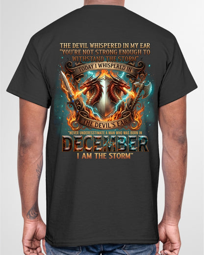 ccdi12 - Never Underestimate a Man Born in December – I Am the Storm - male (SKU2604-231-12)