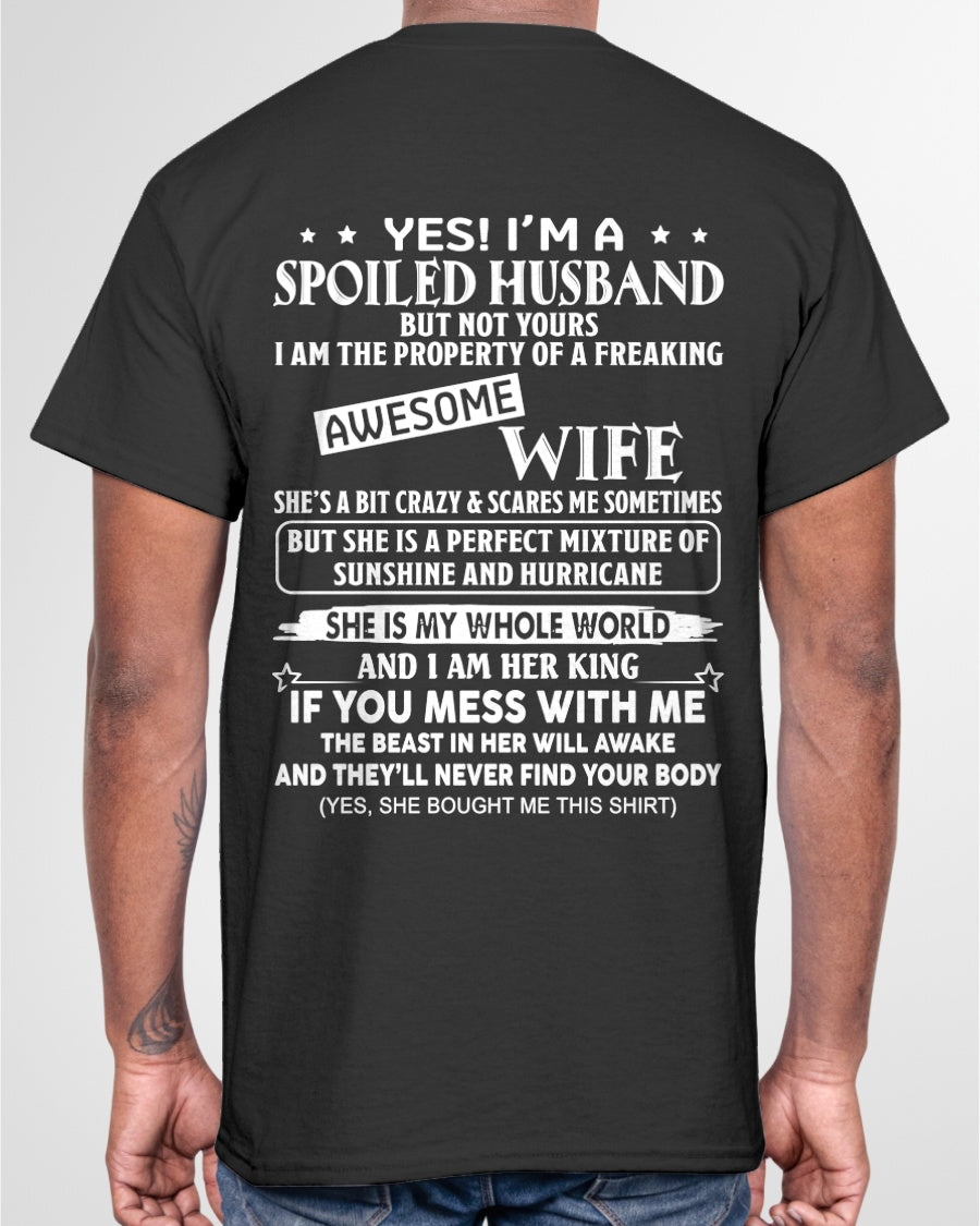 Yes! I'm A Spoiled Husband But Not Yours - Birthday Gift From Wife / Woman - Ccdi00 (SKU12-232-00)